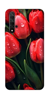 Чохол на Huawei Honor 20 / Nova 5T Червоні тюльпани фото 1 Чохол на Huawei Honor 20 / Nova 5T Червоні тюльпани фото 1 з 1