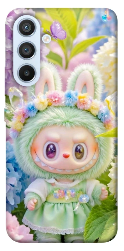 Чохол на Samsung Galaxy A54 5G Labubu & Flowers ver.2 фото 1 з 1
