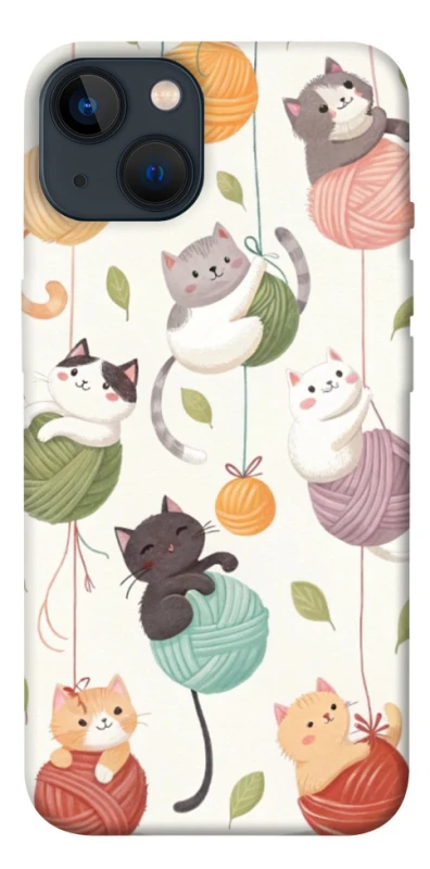 Чохол на Apple iPhone 13 (6.1") Funny Kittens фото 1 з 1
