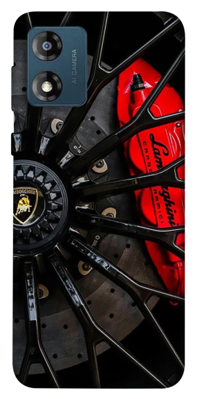 Чехол на Motorola Moto E13 Wheel Lamborgini фото 1 из 1