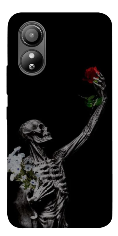 Чохол на ZTE Blade L220 Skeleton vs Rose фото 1 з 1