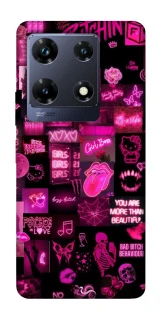 Чехол на Infinix Note 30 Pro Hot collage ver.8 фото 1 из 1