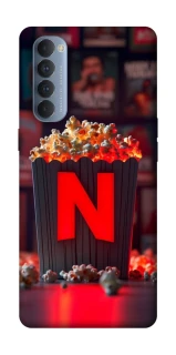 Чехол на Oppo Reno 4 Pro Netflix and popcorn фото 1 из 1