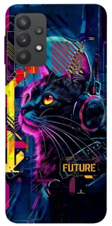 Чехол на Samsung Galaxy A32 (A325F) 4G Cyber Cat v2 фото 1 из 1