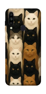 Чехол на ZTE Blade A7 (2020) Colorful Cat Collage фото 1 Чехол на ZTE Blade A7 (2020) Colorful Cat Collage фото 1 из 1
