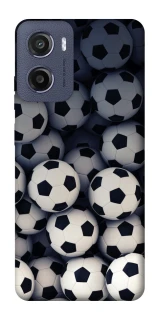 Чехол на Motorola Moto E15 Футбольные мячи фото 1 из 1