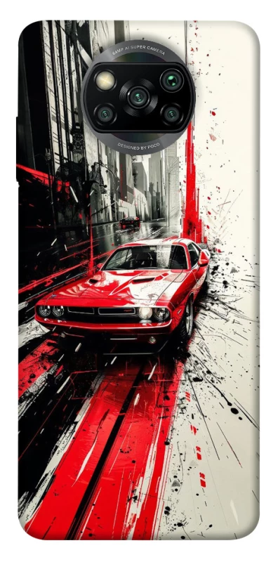 Чехол на Xiaomi Poco X3 NFC / Poco X3 Pro Painted Mustang фото 1 из 1