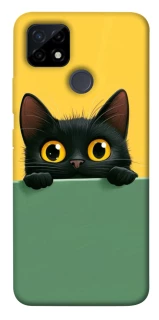 Чохол на Realme C21Y Black cat v2 фото 1 з 1