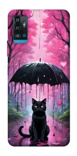 Чохол на ZTE Blade A71 Black cat фото 1 з 1