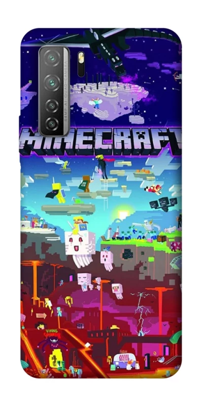 Чехол на Huawei Nova 7 SE Minecraft world фото 1 из 1