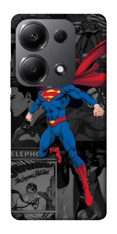 Чехол на Xiaomi Redmi Note 13 Pro 4G superman comics фото 1 из 1