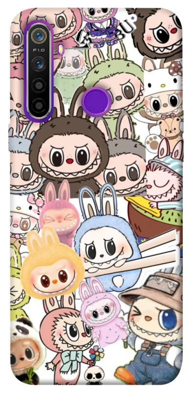 Чохол на Realme 5 All Labubus фото 1 з 1