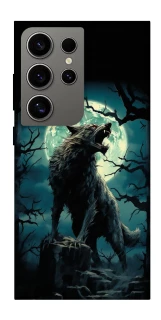 Чохол на Samsung Galaxy S24 Ultra Вовк під місяцем фото 1 з 1