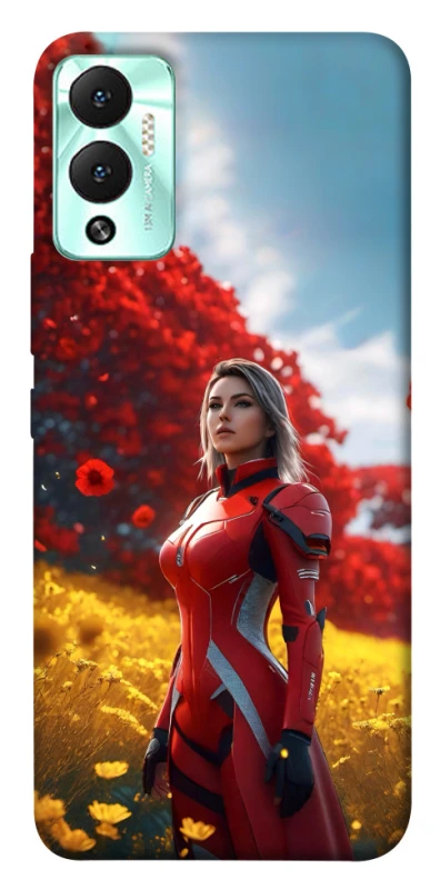 Чохол на Infinix Hot 12 Play Cyber space girl ver.5 фото 1 з 1