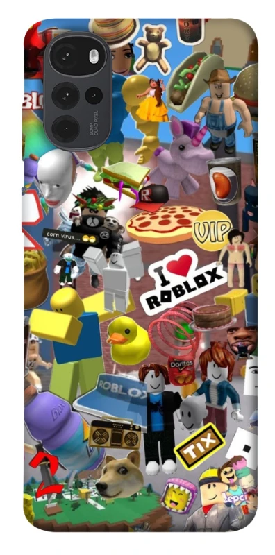 Чохол на Motorola Moto G22 Roblox collage ver.5 фото 1 з 1