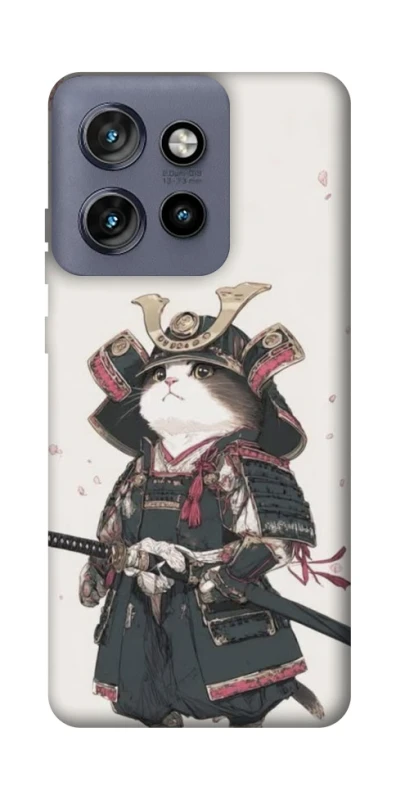 Чохол на Motorola Edge 50 Neo Samurai Cat Warrior фото 1 з 1