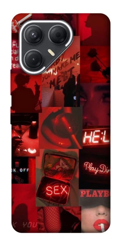 Чехол на TECNO Pova 7 Love collage ver.3 фото 1 из 1