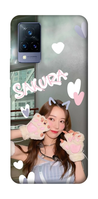 Чохол на Vivo V21 Sakura - LE SSERAFIM фото 1 з 1