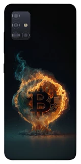 Чохол на Samsung Galaxy M51 Fire Bitcoin фото 1 з 1