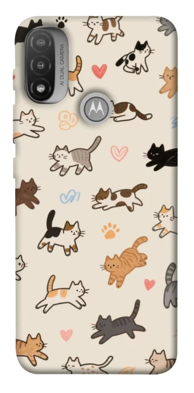 Чохол на Motorola Moto E20 Cat style ver.2 фото 1 з 1