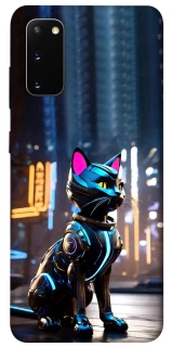 Чехол на Samsung Galaxy S20 Cyber cat фото 1 из 1