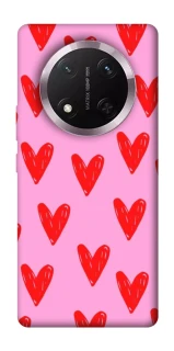 Чехол на Honor X9c Red hearts 2 фото 1 из 1
