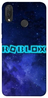 Чохол на Huawei P Smart+ (nova 3i) Roblox Space Logo Blue фото 1 з 1