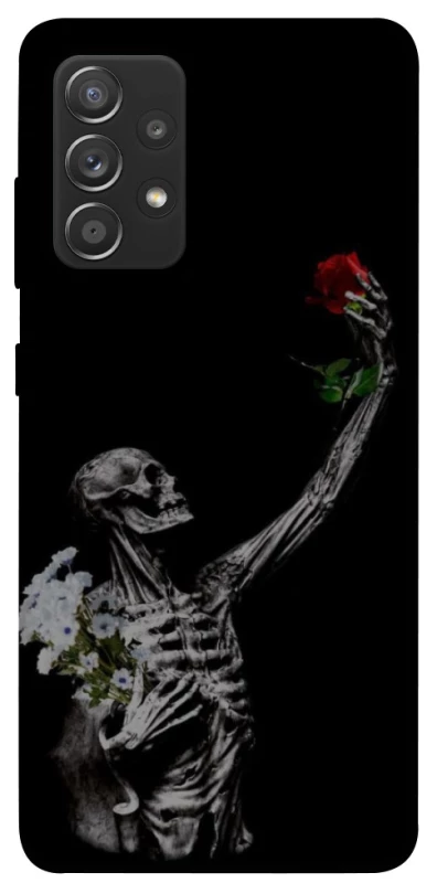 Чехол на Samsung Galaxy A72 4G / A72 5G Skeleton vs Rose фото 1 из 1