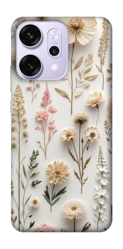 Чехол на Oppo Reno 14 Pro Floral design ver.1 фото 1 из 1