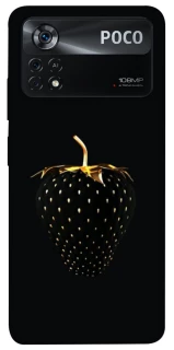 Чохол на Xiaomi Poco X4 Pro 5G Чорна полуниця фото 1 з 1
