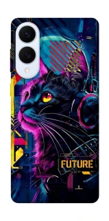 Чехол на Samsung Galaxy S25 Edge Cyber Cat v2 фото 1 из 1