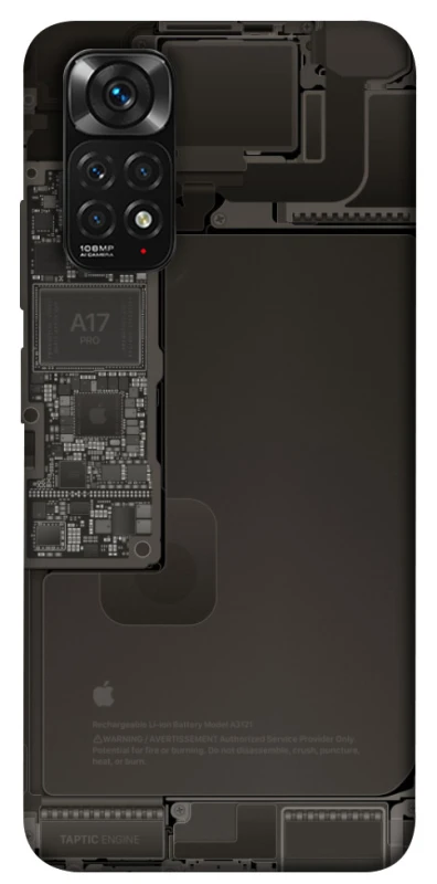 Чохол на Xiaomi Redmi Note 11 (Global) / Note 11S iPhone 17 фото 1 з 1