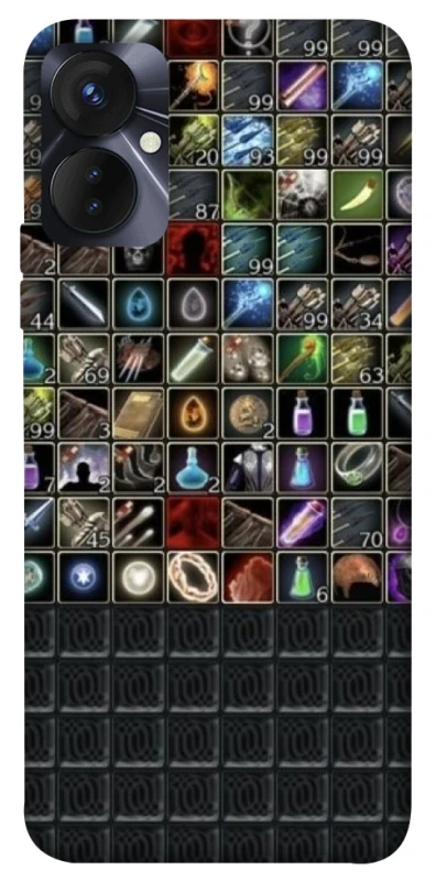 Чохол на TECNO Spark 9 Pro (KH7n) Inventory menu ver.2 фото 1 з 1