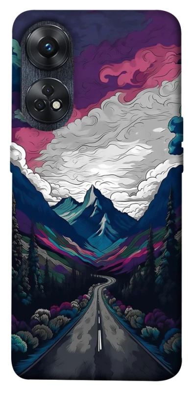 Чохол на Oppo Reno 8T 4G Намальовані гори фото 1 з 1