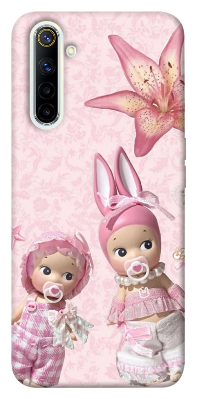 Чехол на Realme 6 Vintage Blossom Twins фото 1 из 1