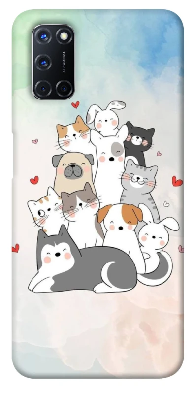 Чохол на Oppo A52 / A72 / A92 Funny Pets ver.2 фото 1 з 1