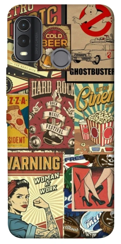 Чохол на Nokia G11 Plus Retro collage ver.2 фото 1 з 1