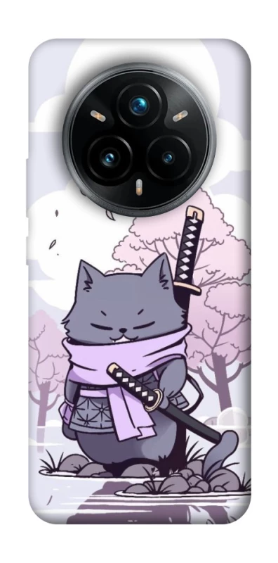 Чехол на Realme 14 Pro Samurai cat фото 1 из 1