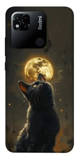 Чехол на Xiaomi Redmi 10A Кот под луной v2 фото 1 из 1