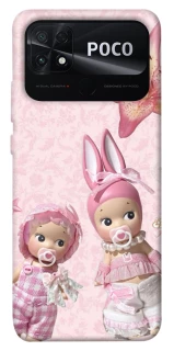 Чехол на Xiaomi Poco C40 Vintage Blossom Twins фото 1 из 1