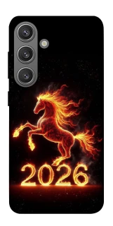Чехол на Samsung Galaxy S24+ Red Fire Horse ver.1 фото 1 из 1