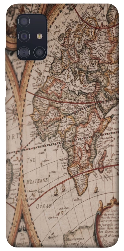 Чехол на Samsung Galaxy A51 Карта путешествий фото 1 из 1