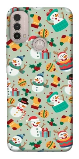 Чехол на Motorola Moto E40 Новогодний v2 фото 1 из 1