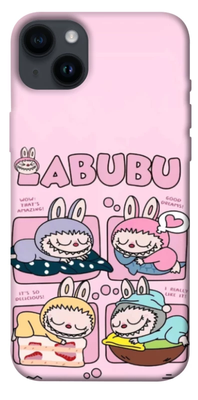 Чехол на Apple iPhone 14 Plus (6.7") Labubu Dreams Collage фото 1 из 1