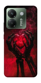 Чехол на Xiaomi Poco M7 pro 5G Heart in the hands of a skeleton фото 1 из 1