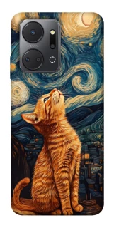 Чехол на Huawei Honor X7a van gogh cat фото 1 из 1
