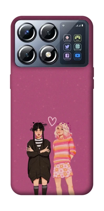 Чехол на Xiaomi POCO X8 Pro Raven & Rainbow Wednesday фото 1 из 1