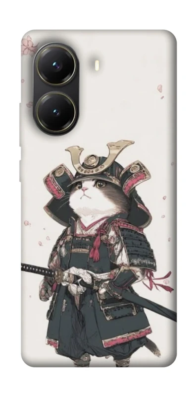 Чохол на Xiaomi Poco X6 Pro Samurai Cat Warrior фото 1 з 1