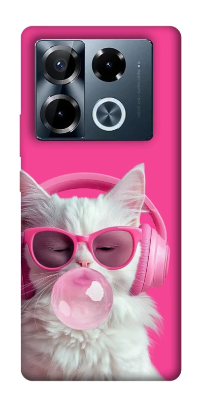 Чехол на Infinix Note 40 Pro 4G Pink kitty фото 1 из 1