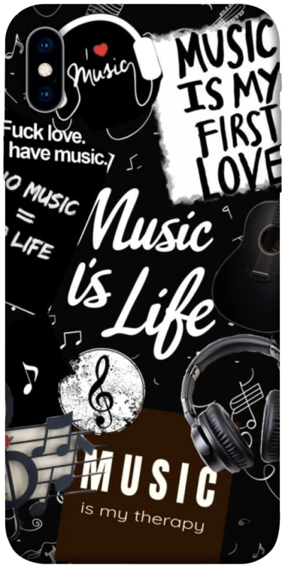 Чохол на Apple iPhone X (5.8") Music is Life фото 1 з 1